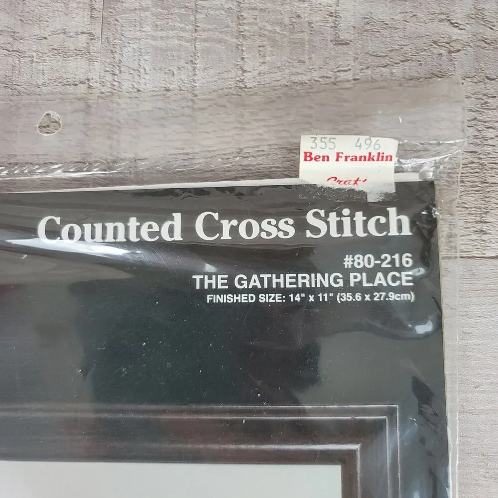 Counted Cross Stitch Kit Cardinals Birds Janlynn Winter Gathering Place Sealed